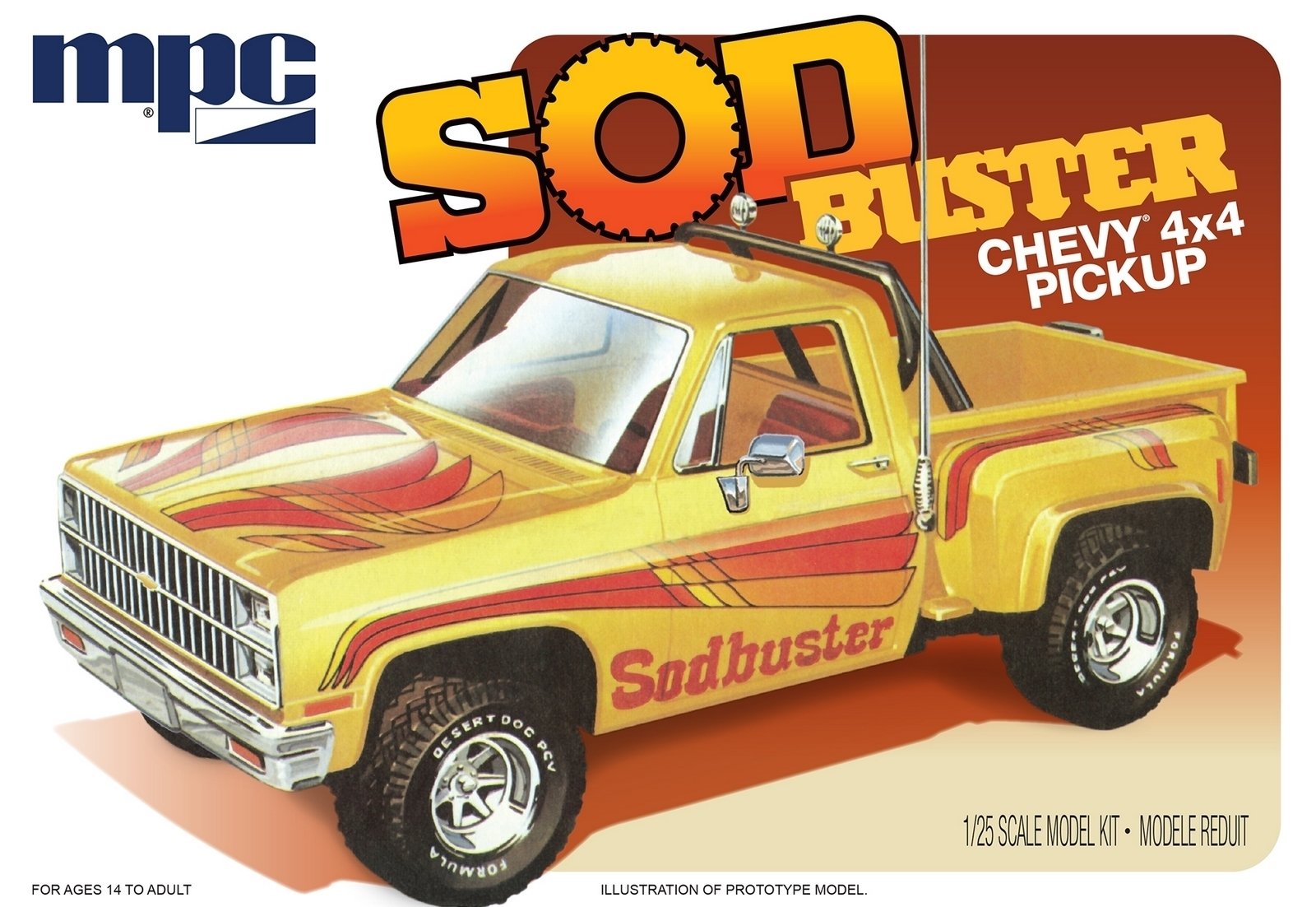 MPC 1:25 1981 Chevy Stepside Pickup SodBuster
