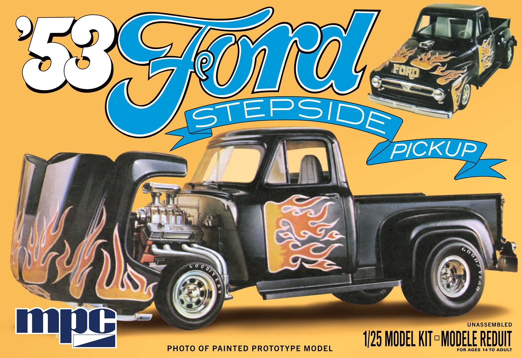 MPC 1:25 1953 Ford Pickup Flip-Nose