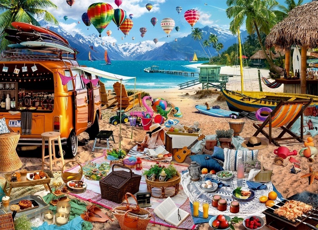 Beach Holiday Jigsaw Puzzle 1000 Pieces
