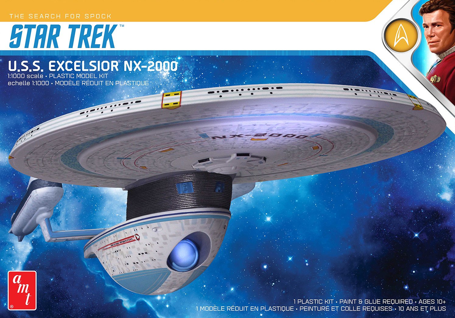 AMT 1:1000 Star Trek U.S.S. Excelsior