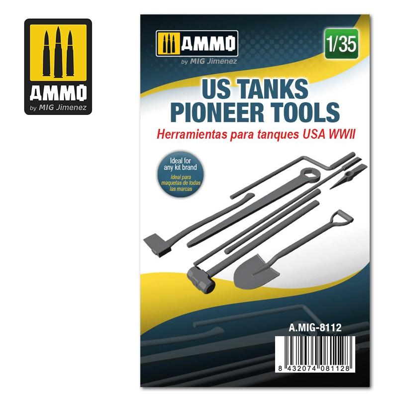Ammo 1:35 US WWII Tank Pioneer Tools