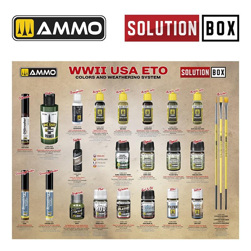 Ammo Solution Box 20 WWII USA ETO