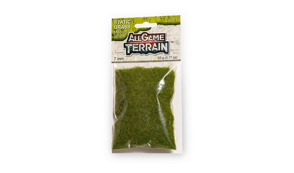 All Game Terrain, Static Grass Medium Green 7mm