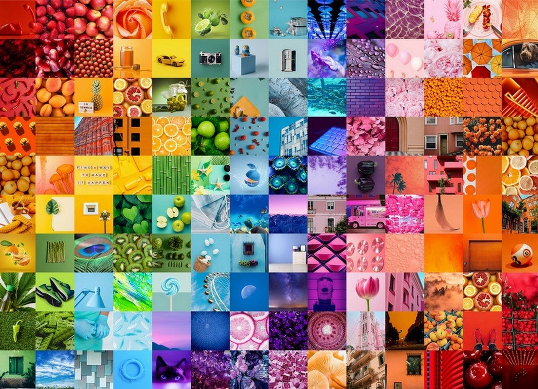 Vibrant Tiles Jigsaw Puzzle 1000 Piece