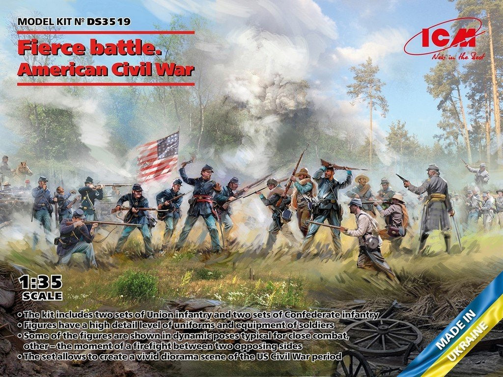 ICM 1:35 Fierce battle. American Civil War