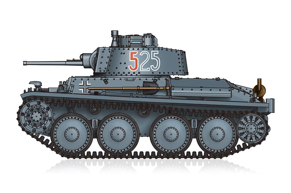 Hobbyboss 1:72 German PzKpfw 38(t) Ausf.E/F