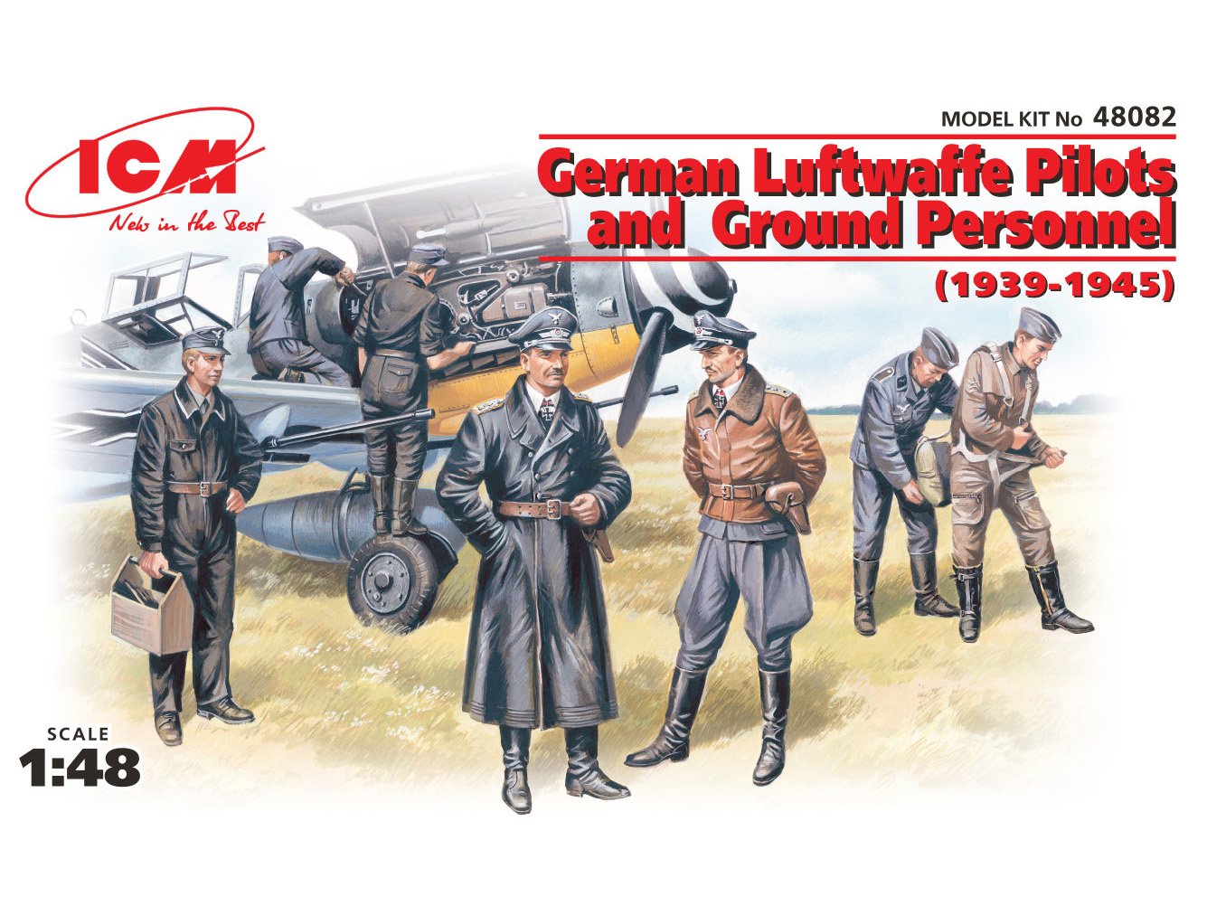 ICM 1:48 Luftwaffe Pilots & GP (1939-45)(7 Fig)