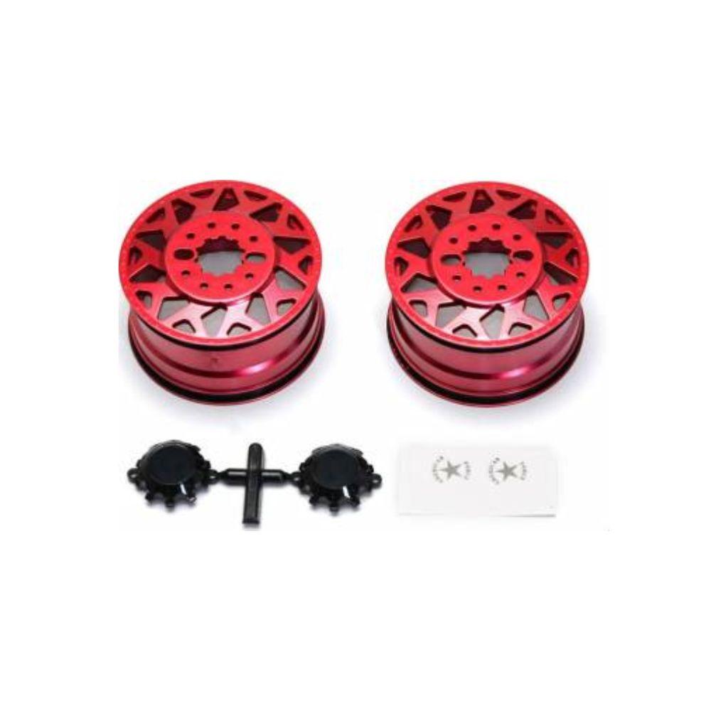 CEN Racing American Force H01 CONTRA Wheel (Red, w/ blk cap)