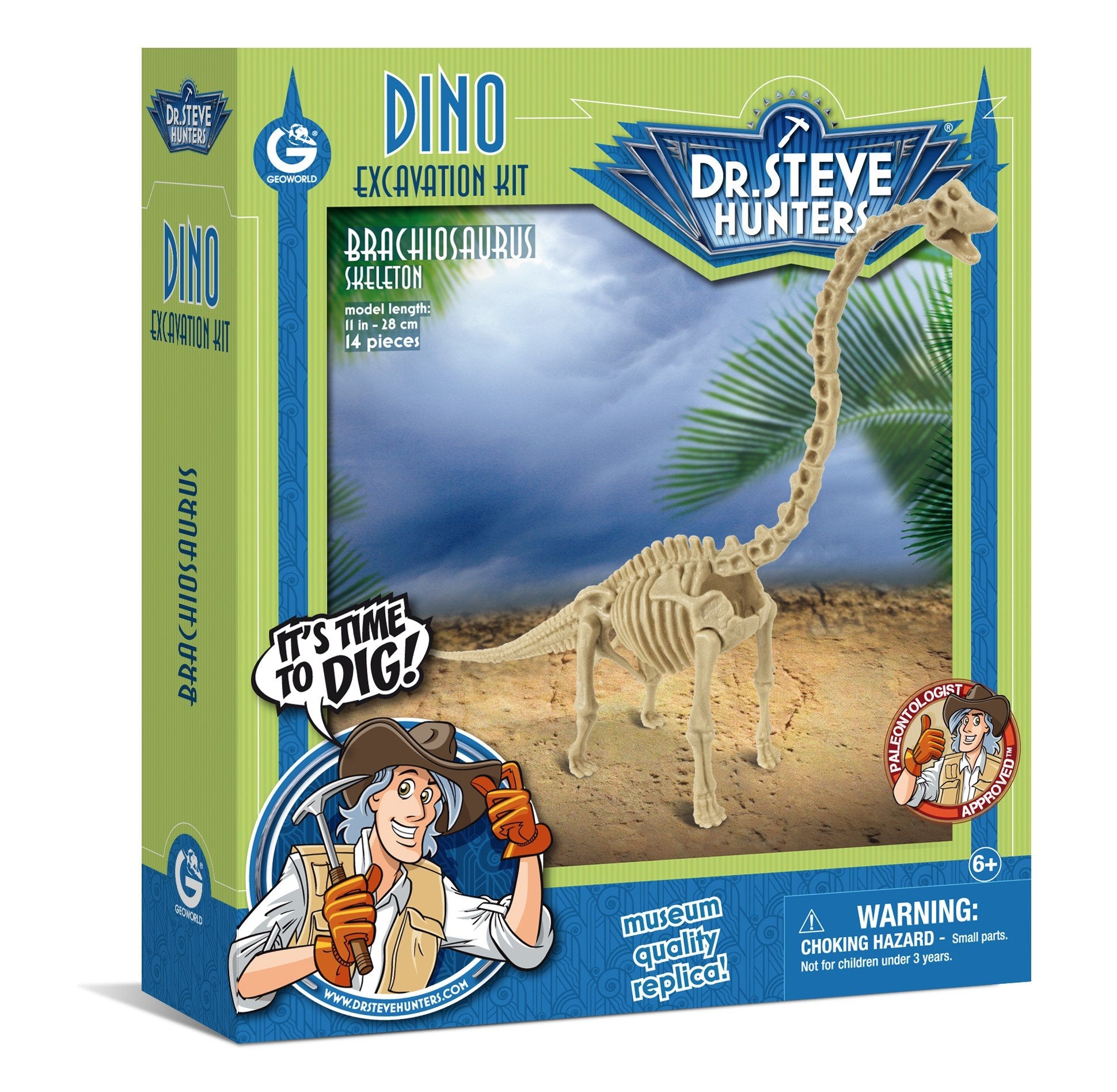 Dr. Steve Hunters Brachiosaurus SkeletonDino Excavation Kit