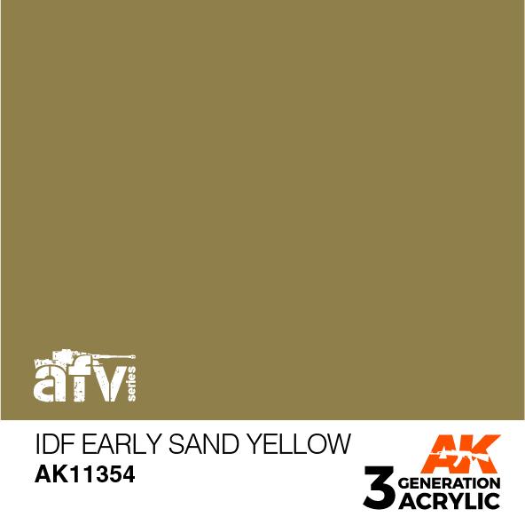 AK Interactive Acrylic Idf Early Sand Yellow