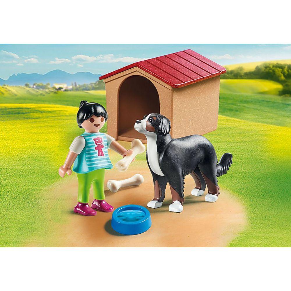 Playmobil Dog With Doghouse