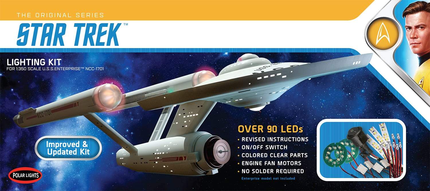 Polar Lights 1:350 Star Trek: TOS U.S.S.Enterprise Light Kit