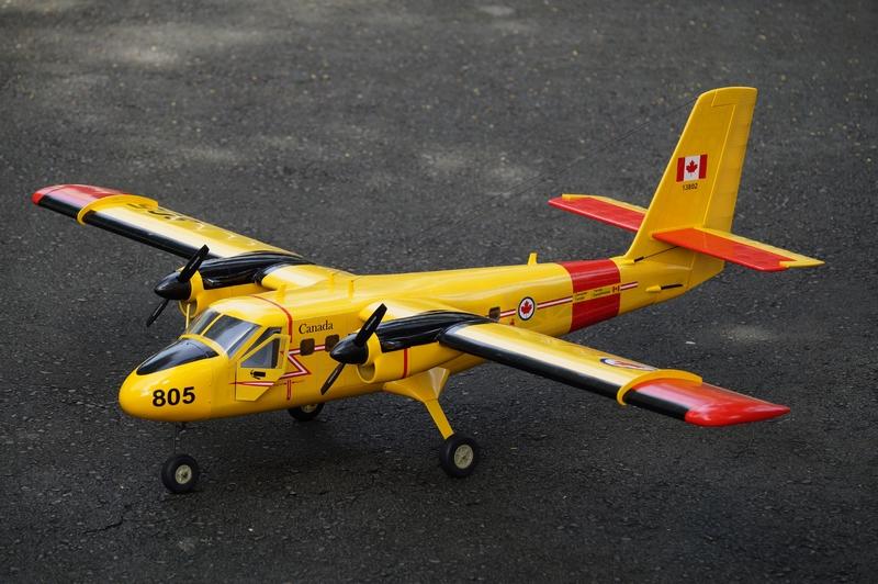 VQ Models DHC6 Twin Otter 2xRBBM25 EP Canadian Vers. 1840mm WS 6Ch RC