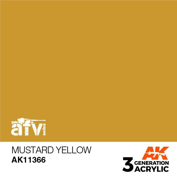 AK Interactive Acrylic Mustard Yellow