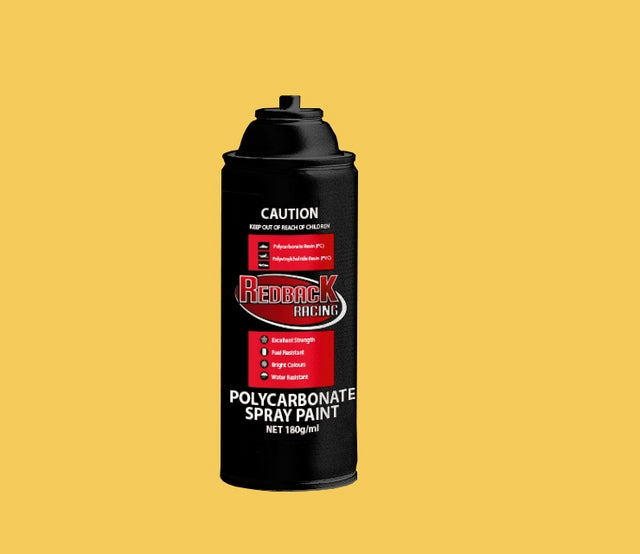 Redback Paint P.Carb Mustard Yellow 180Ml Spry