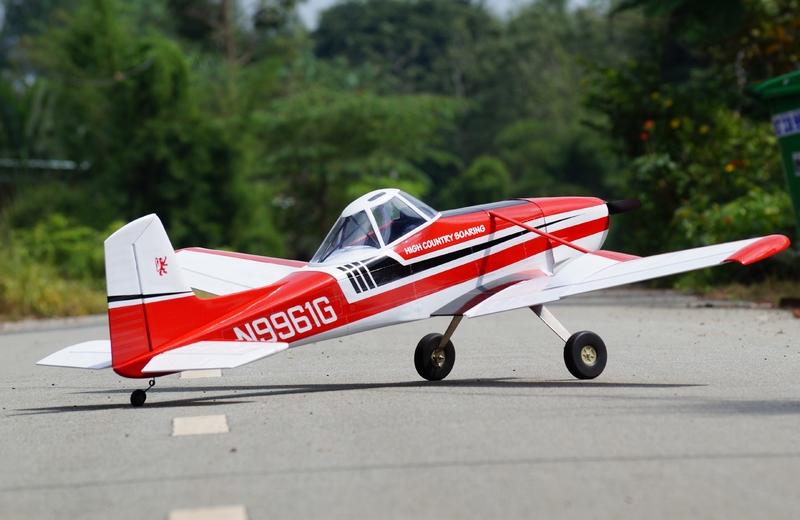 VQ Models Cessna 188 AgWagon 60-90 /EP US. Vers. Red/White 1920mm WS