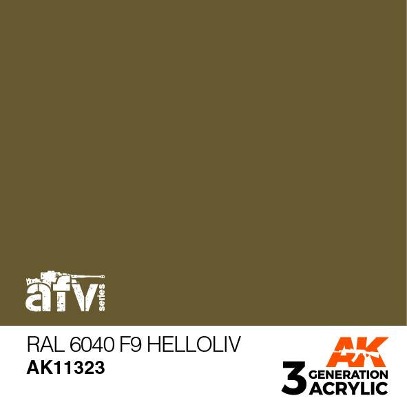 AK Interactive Acrylic RAL 6040 F9 Helloliv