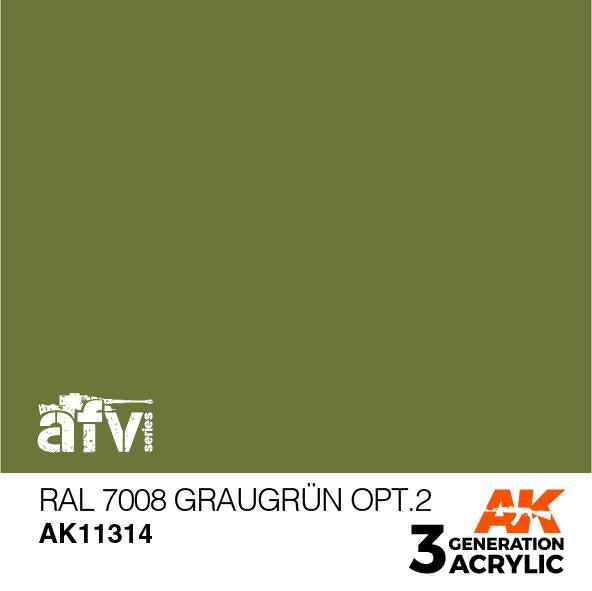 AK Interactive Acrylic RAL 7008 GraugrünOpt 2