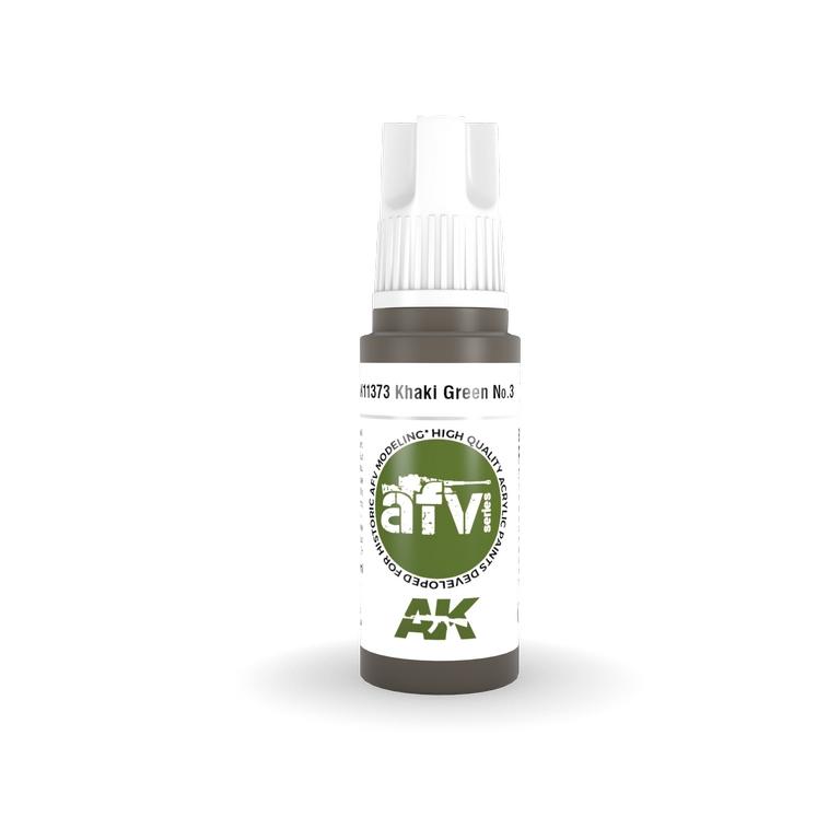 AK Interactive Acrylic Khaki Green No.3