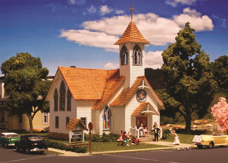 Woodland Scenics Ho Community Church (Lit) *