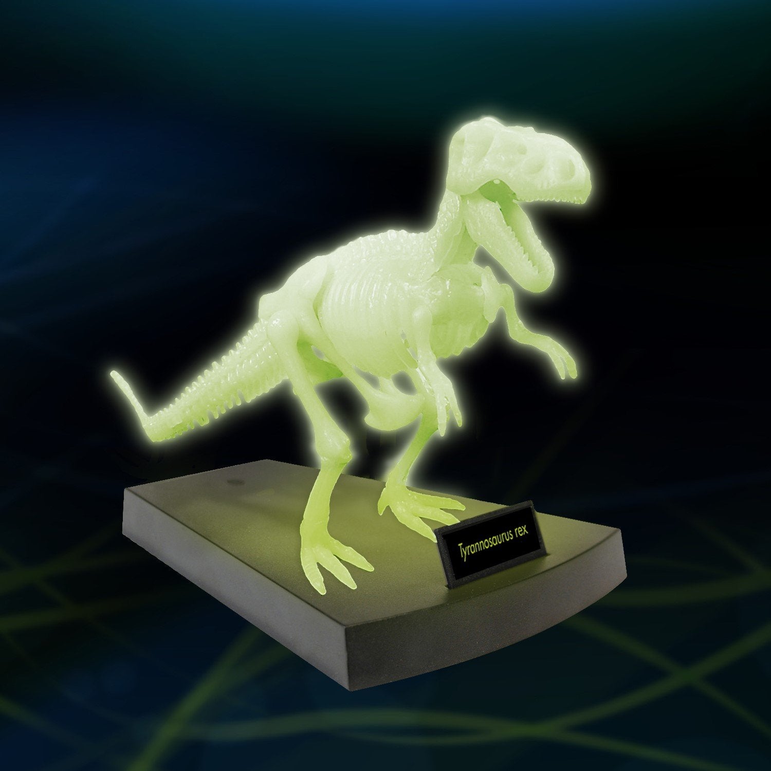 Dr. Steve Hunters Jurassic Night Glow-In-The-Dark Tyrannosaurus Rex