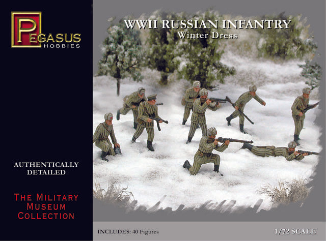 Pegasus Wwii Russian Infantry Winter Dress 40 Pc