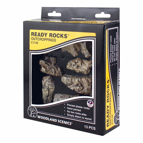 Woodland Scenics Outcroppings Ready Rocks