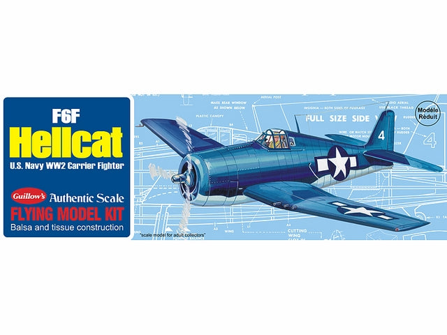 Guillows Grumman F6F Hellcat Laser Cut Model Kit