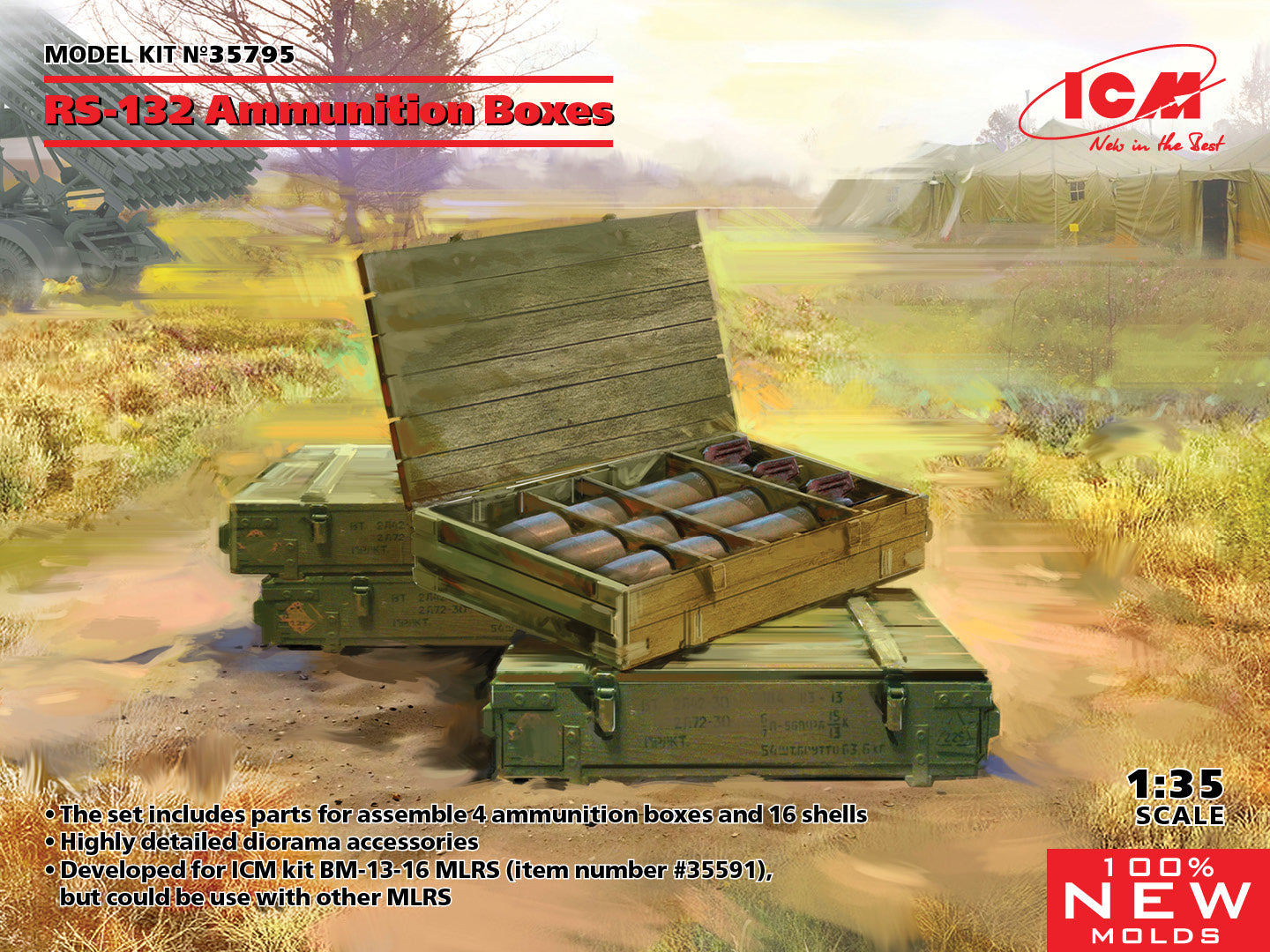 ICM 1:35 Ammunition Boxes