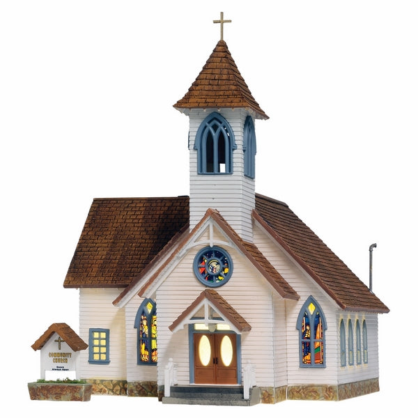 Woodland Scenics Ho Community Church (Lit) *