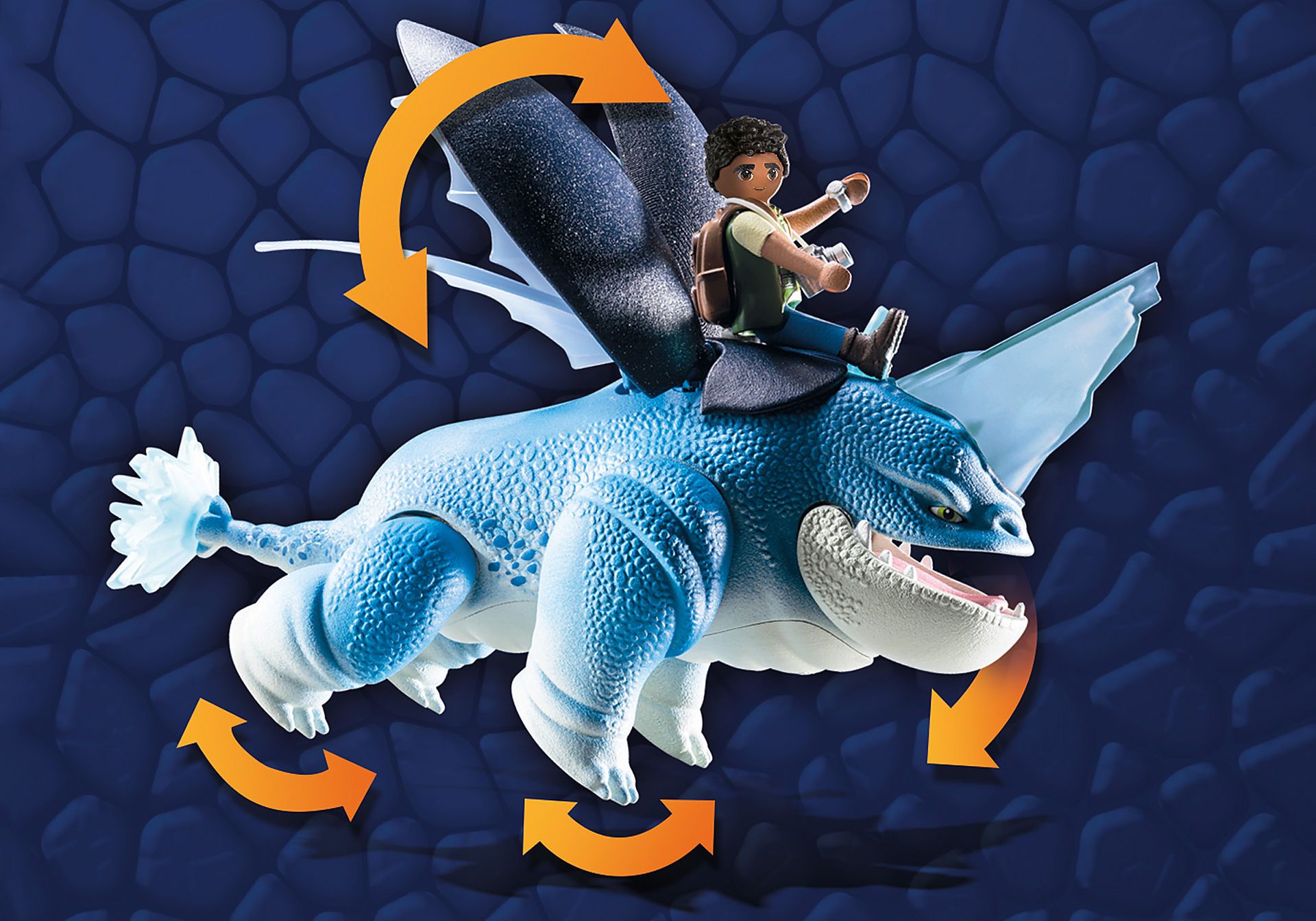 Playmobil Dragons: The Nine Realms Plowhorn & D'Ange