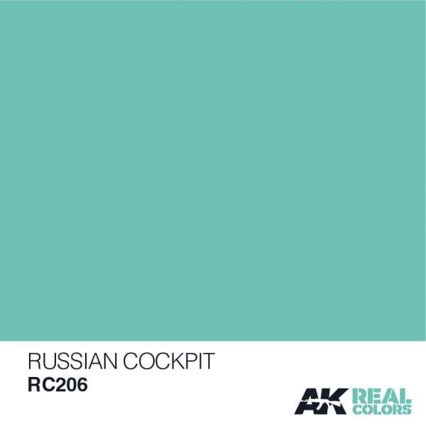 AK Interactive Real Colours Russian Cockpit Torquise 10ml