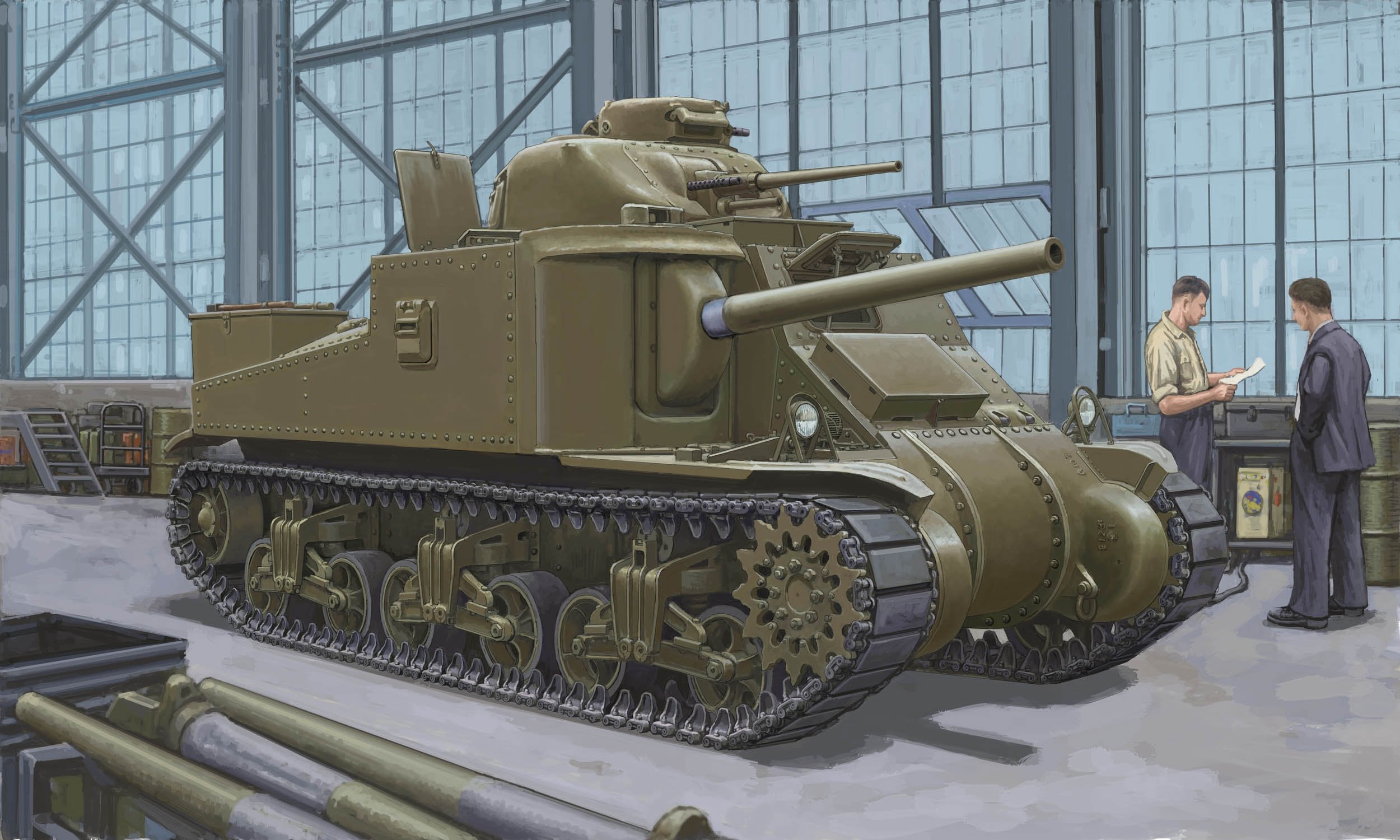 I Love Kit 1:35 M3A4 Medium Tank
