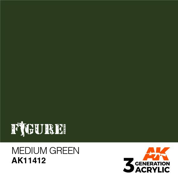 AK Interactive Acrylic Medium Green
