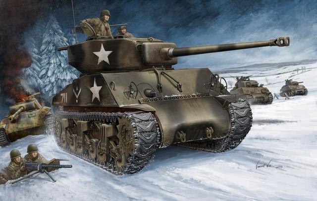 Hobbyboss 1:48 U.S M4A3 (76W) Tank