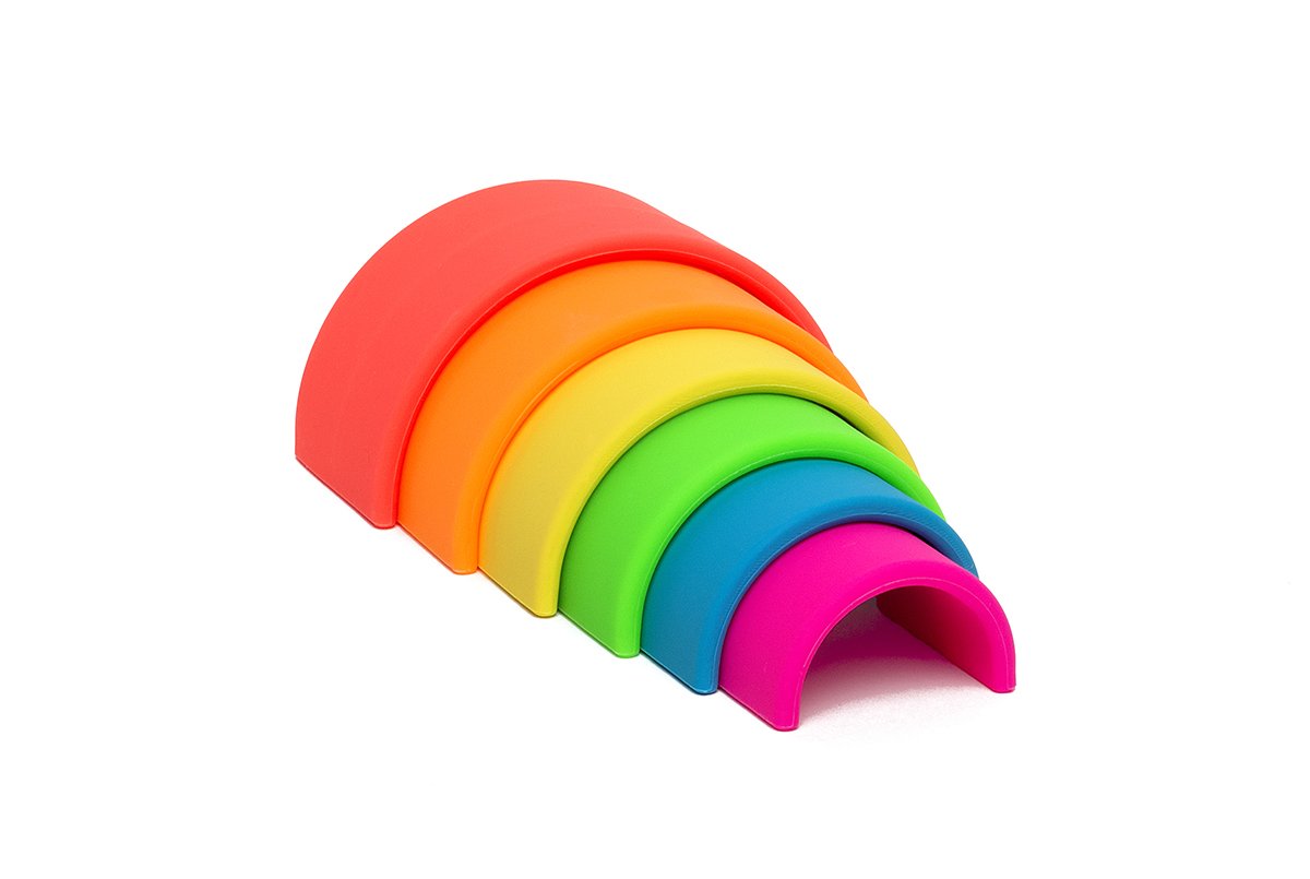 Dena Toys Neon Rainbow 6pc