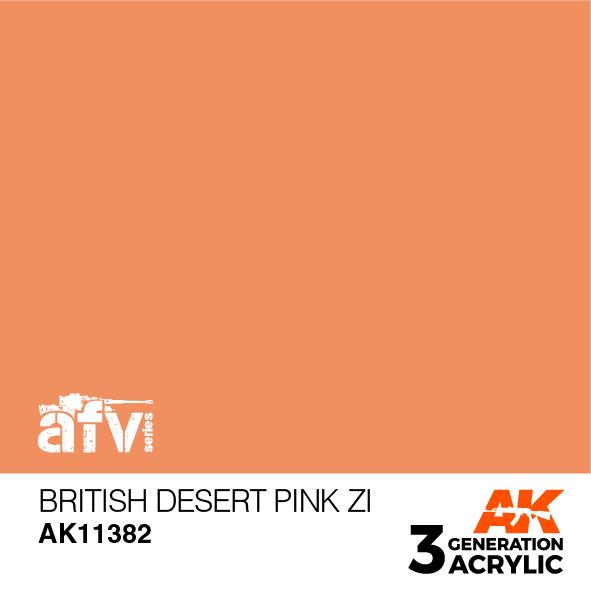AK Interactive Acrylic British Desert Pink Zi