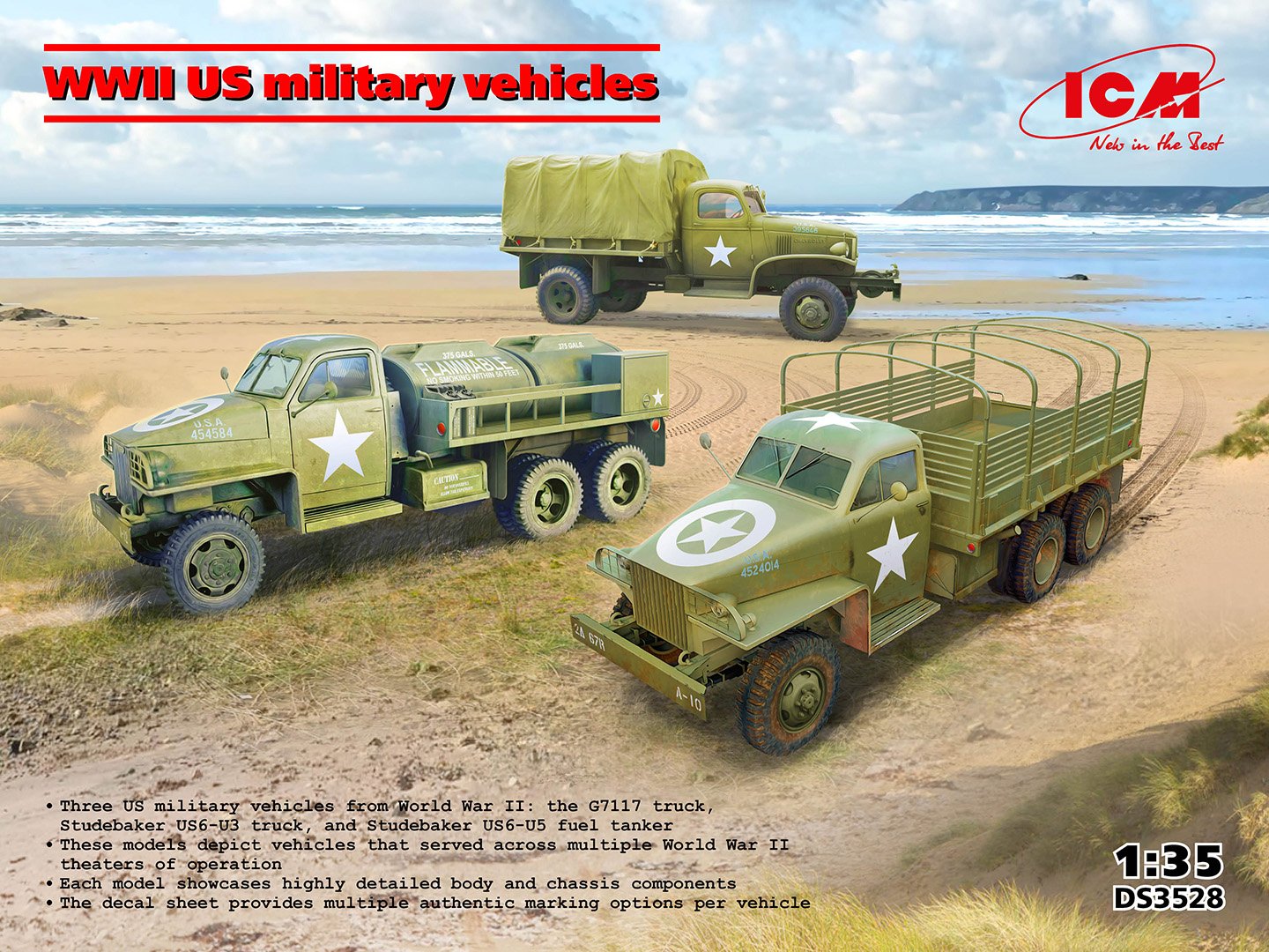 ICM 1:35 WWII Military Vehicles (3)
