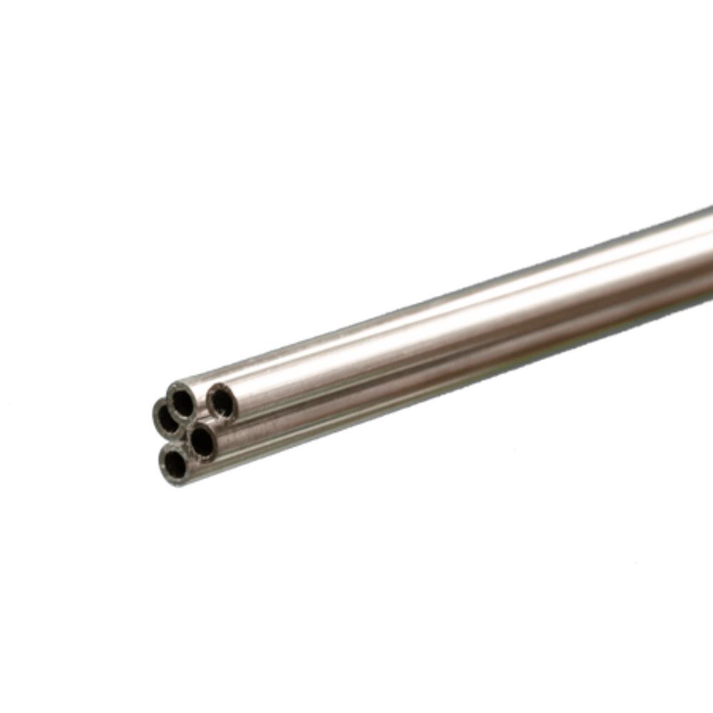 KS Metals Tube Round Al. 36X3/32 5 Pcs In Outer