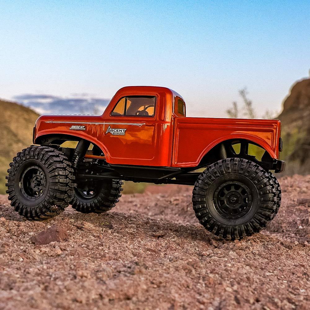 Redcat 1:18 EP Ascent Rock Crawler Brushless High Steer-Orange