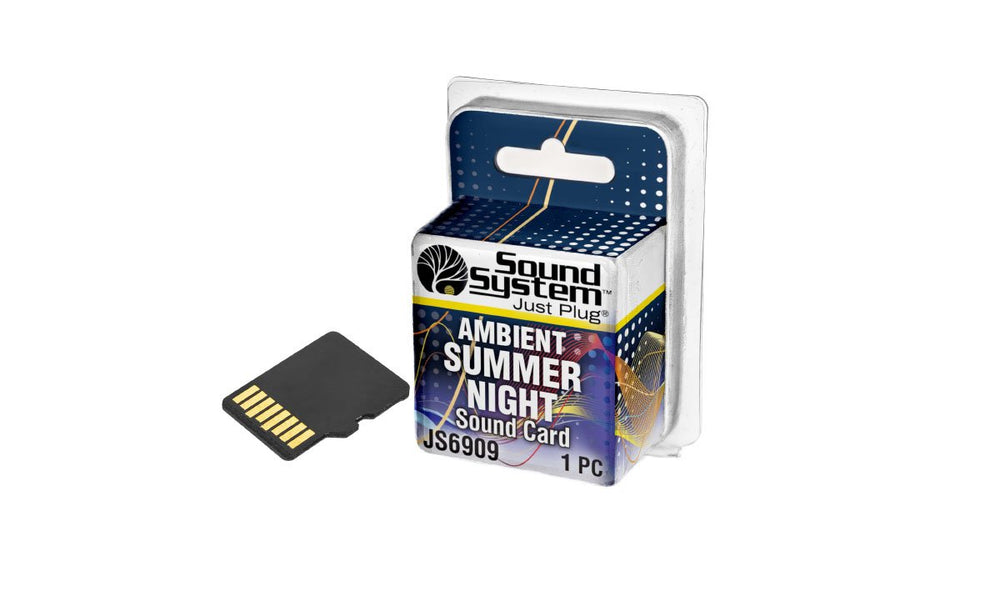 Woodland Scenics Sound Card Ambient Summer Night