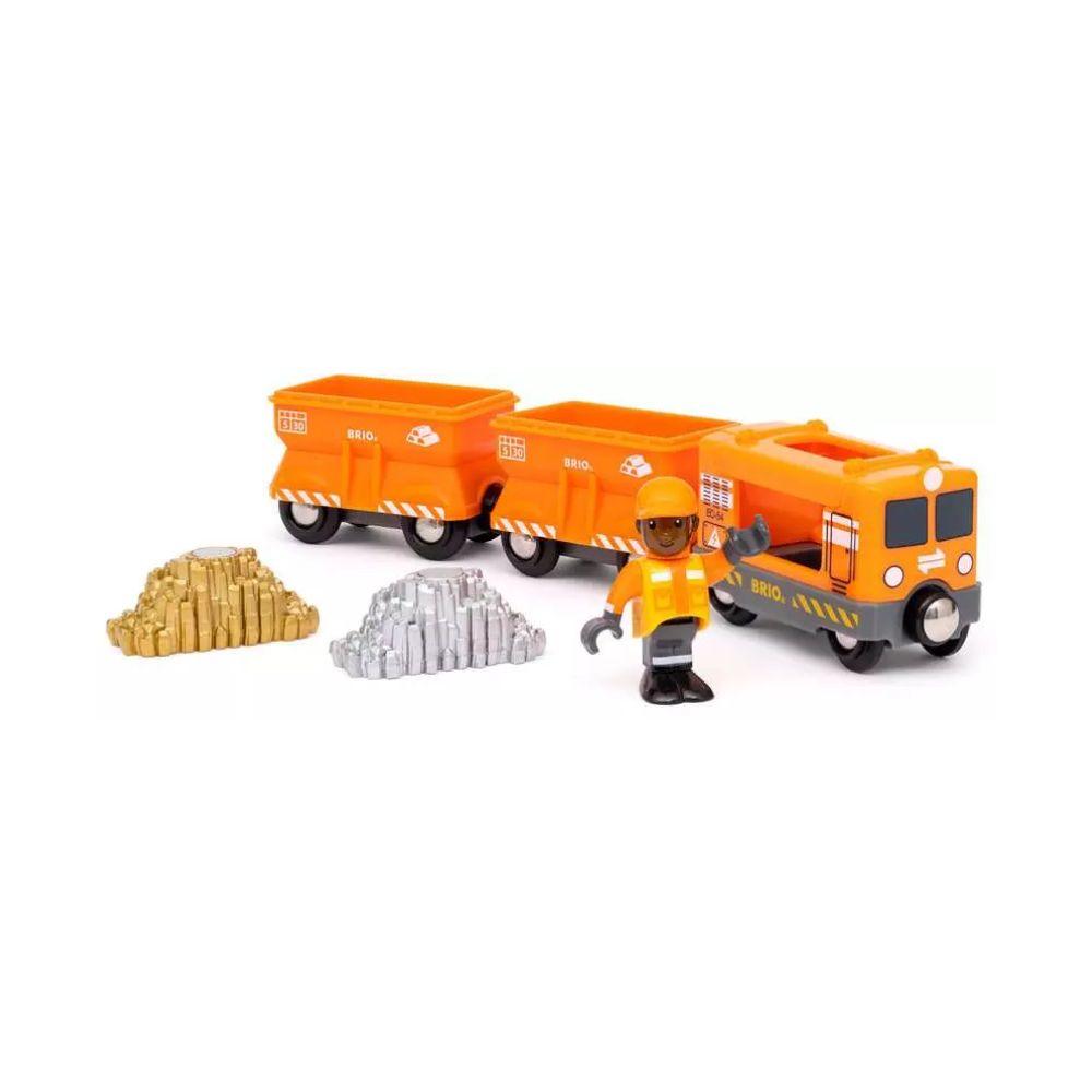 BRIO - Gold Cargo Train 6 pieces