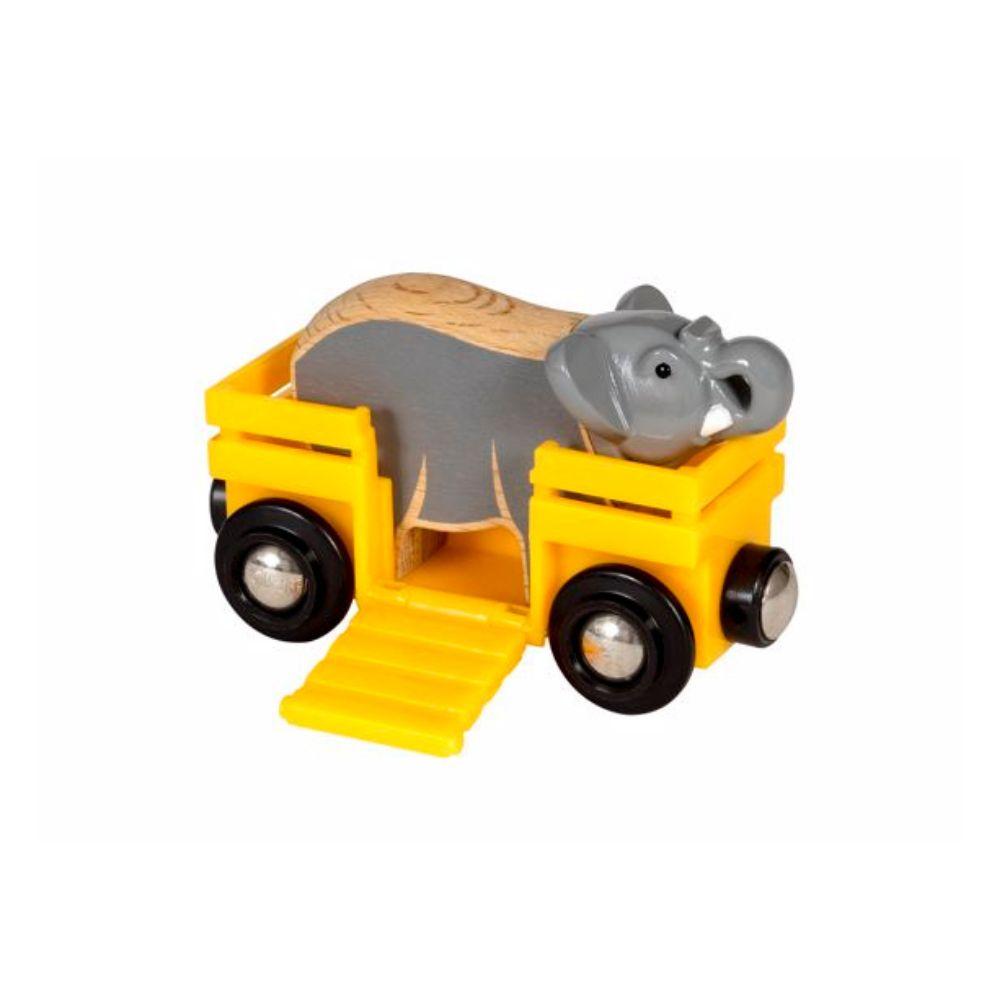 BRIO Elephant and Wagon