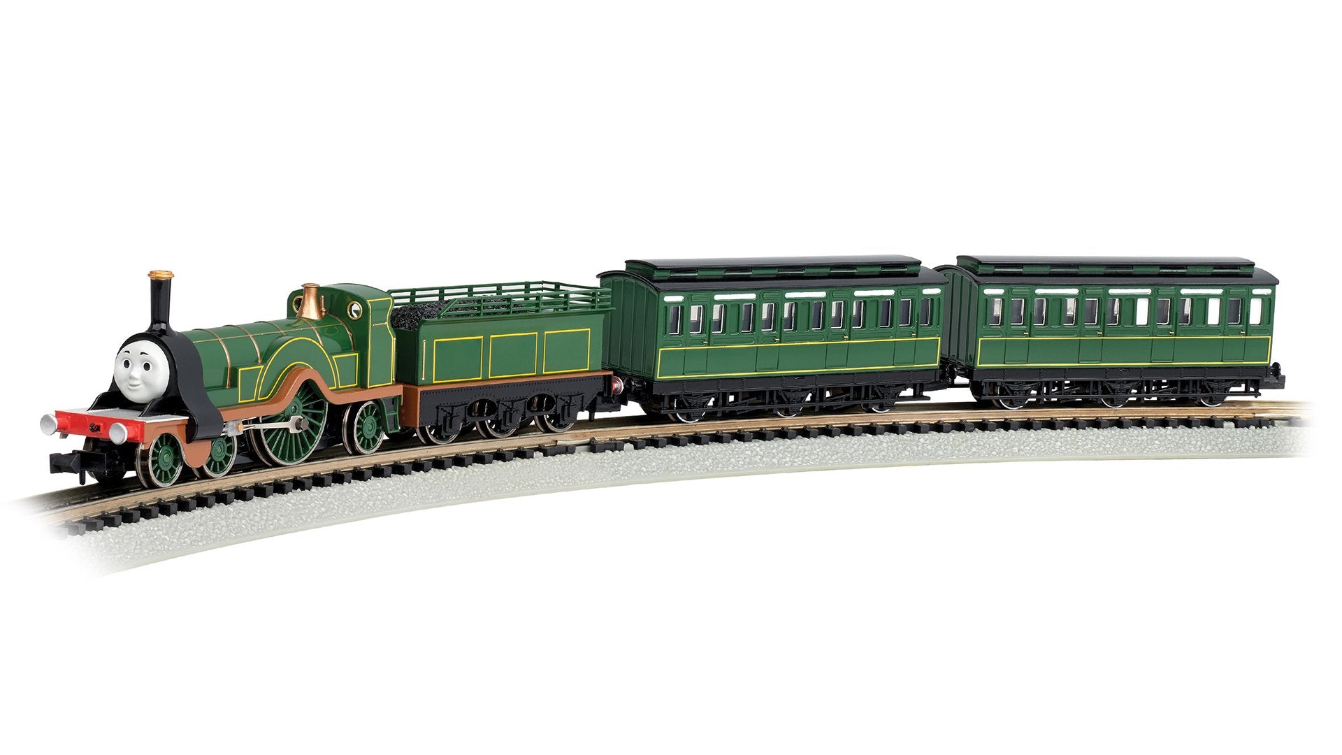 Bachmann Thomas & Friends, Emily's Passeenger Set. N Scale