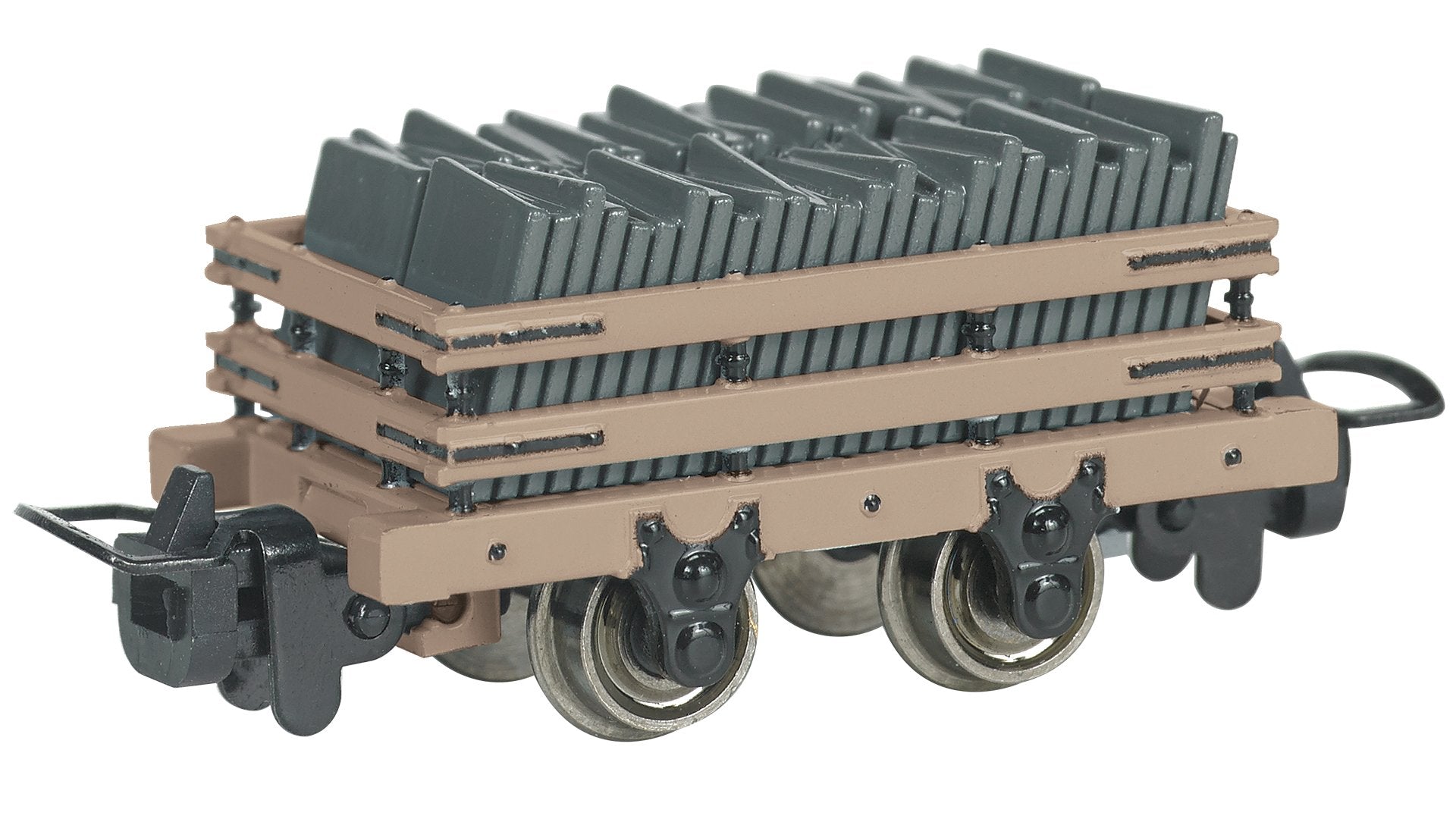 Bachmann Narrow Gauge Slate Wagon w/ Load - Tan