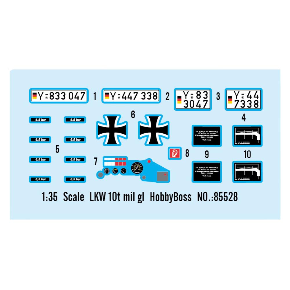 Hobbyboss 1:35 LKW 10t mil gl