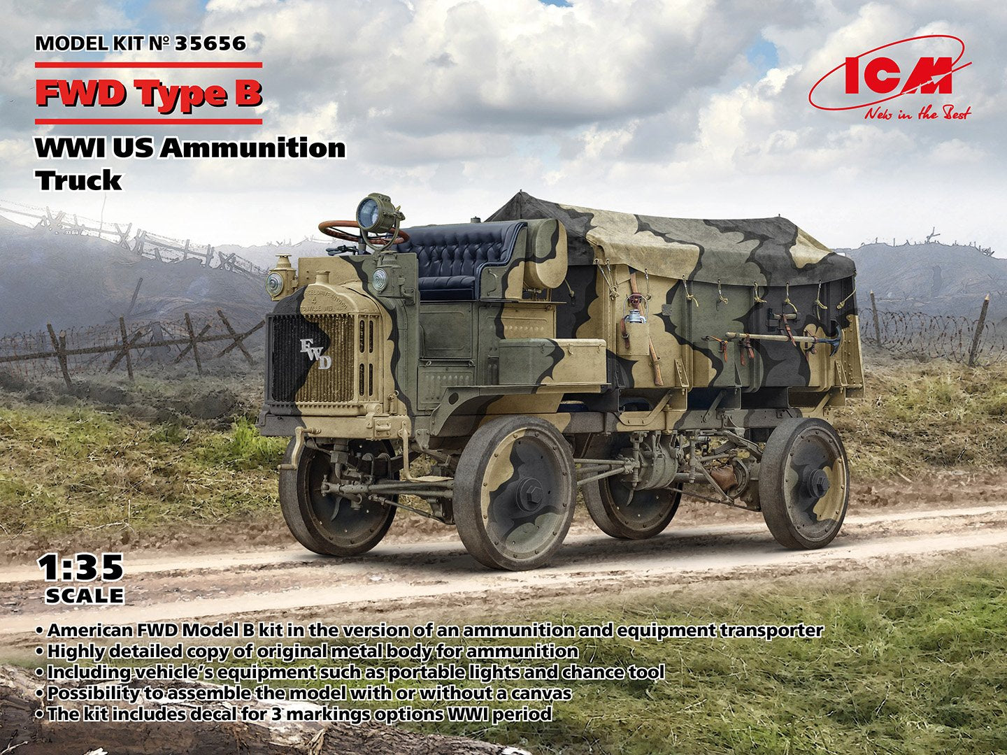 ICM 1:35 WWI US Ammunition Truck