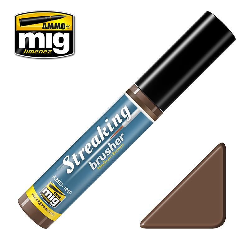 Ammo Streakingbrusher Medium Brown 10ml