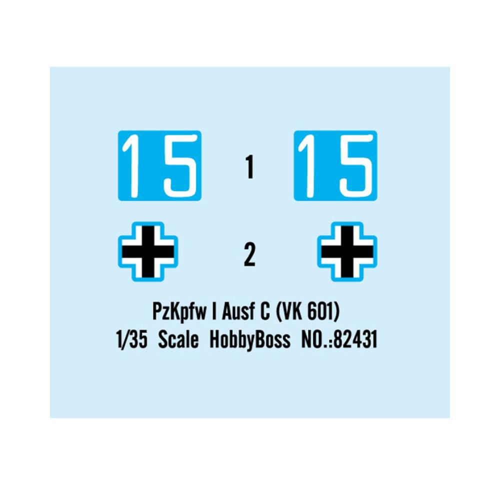 Hobbyboss 1:35 Pzkpfw I Ausf C Panzer 1( VK601 )