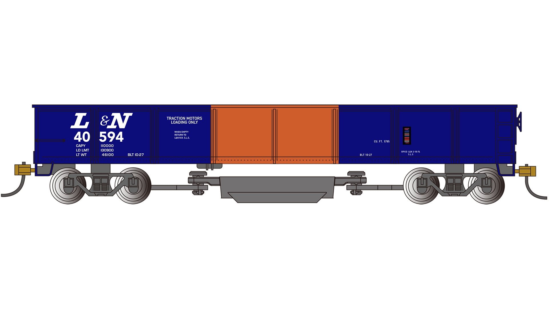 Bachmann Louisville&Nashville#40594 - Traction Motor Car